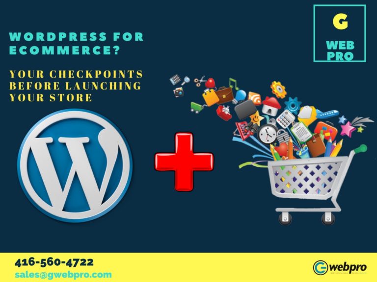 WordPress for eCommerce? Your Checkpoints before Launching Your Store