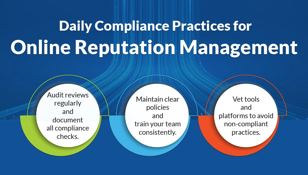 Daily Compliance Practices for Online Reputation Management