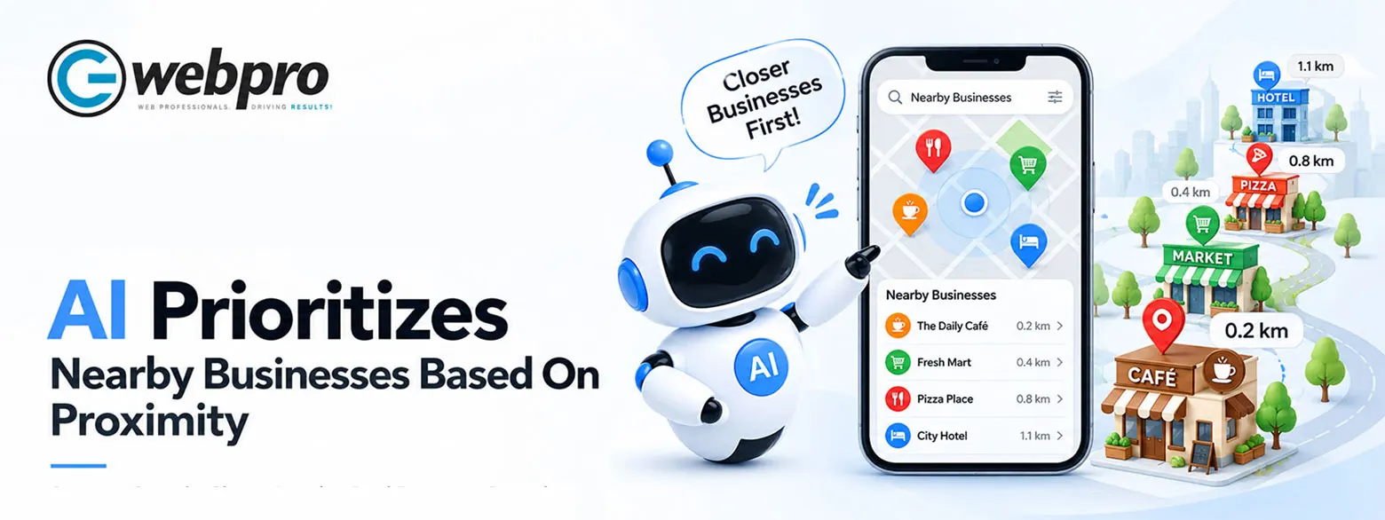 AI Prioritizes Nearby Businesses Based On Proximity